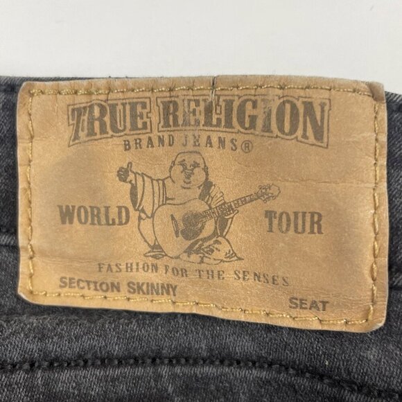 TRUE RELIGION Jeans Skinny Flap Women’s 24 Mid Rise Cotton Blend Stretch - Picture 12 of 12